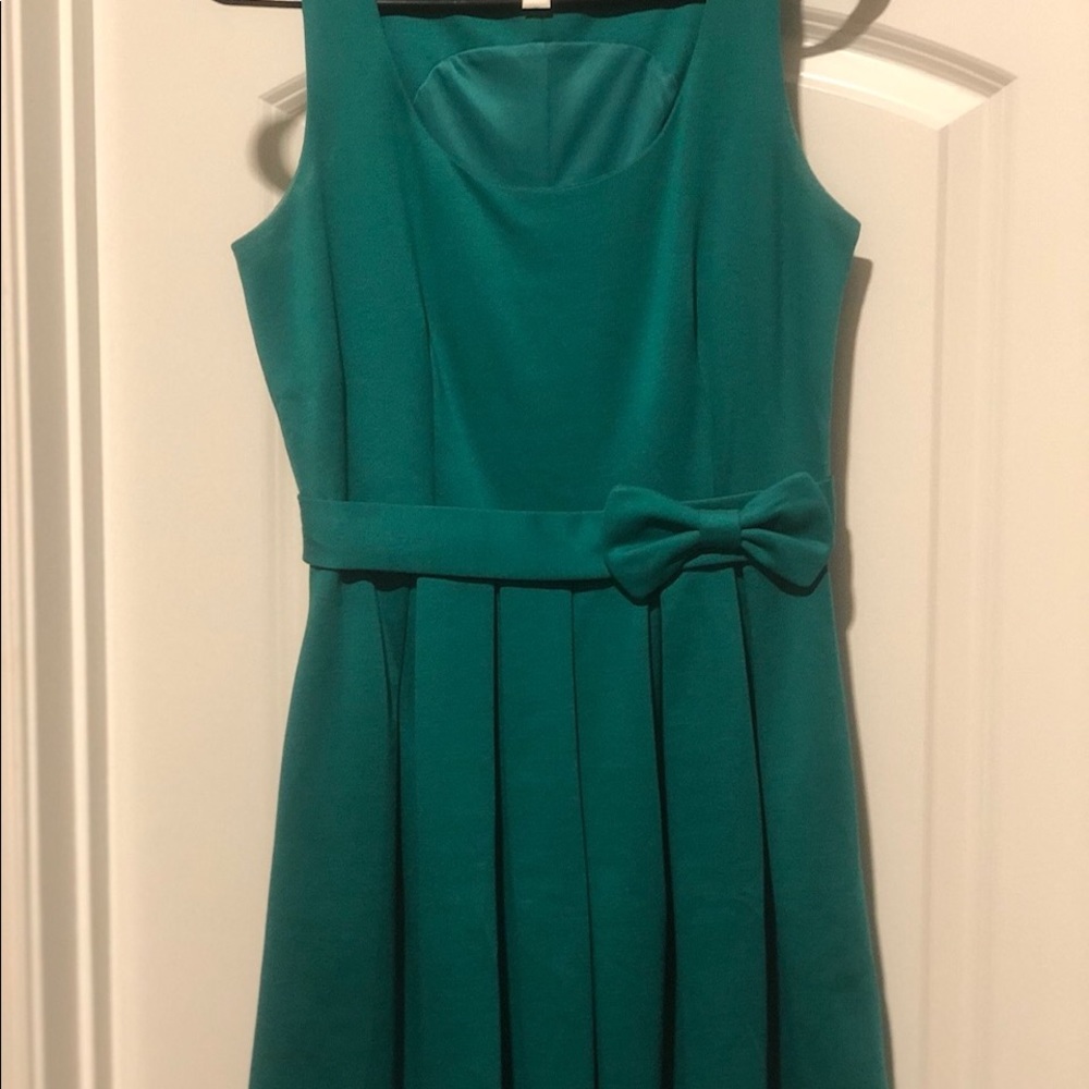 Teal/Green dress with Bow